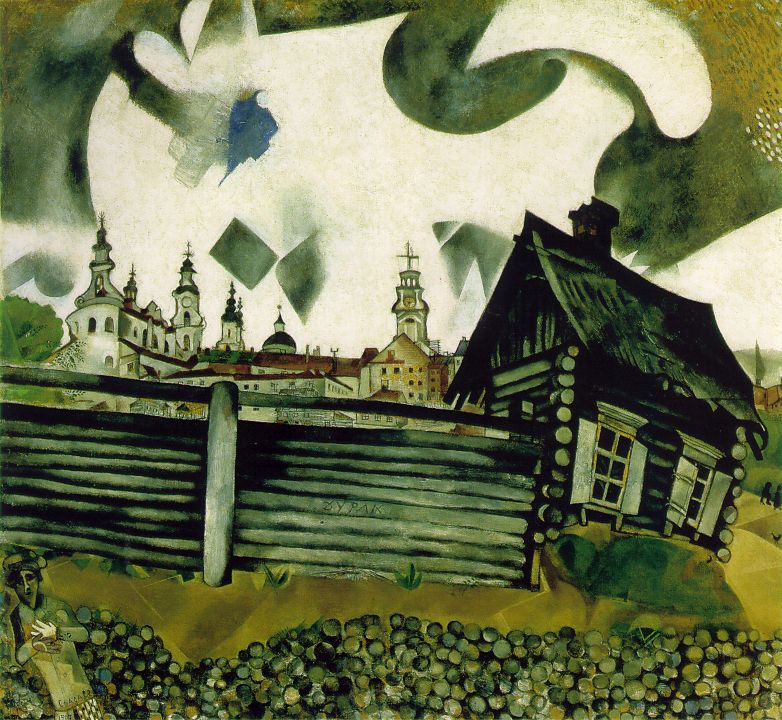 Chagall, Grey House, 1917